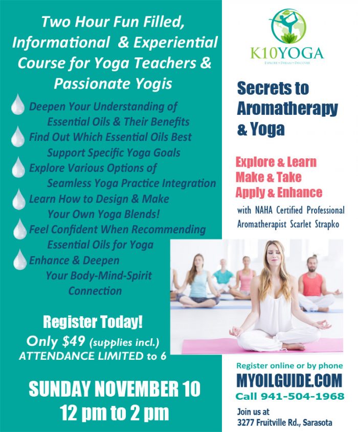 Essential Oils & Aromatherapy for Yoga Teachers & Yogis