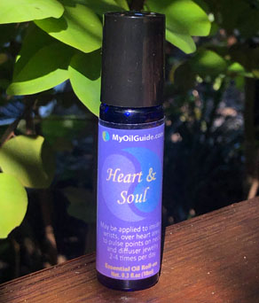 Heart and Soul Essential oil blend for feeling loved, connected and protected
