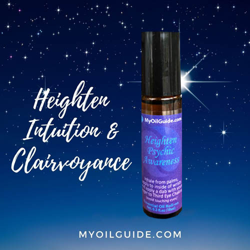 Intuition, clairvoyance, psychic awareness essential oils blend