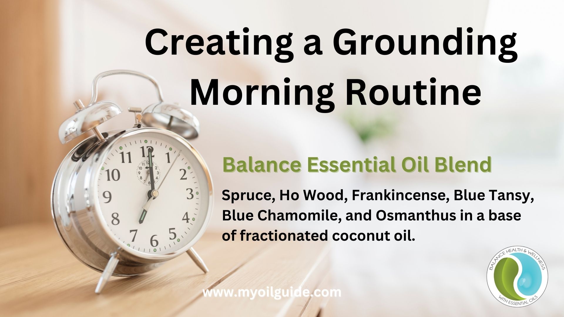create a grounding morning routine